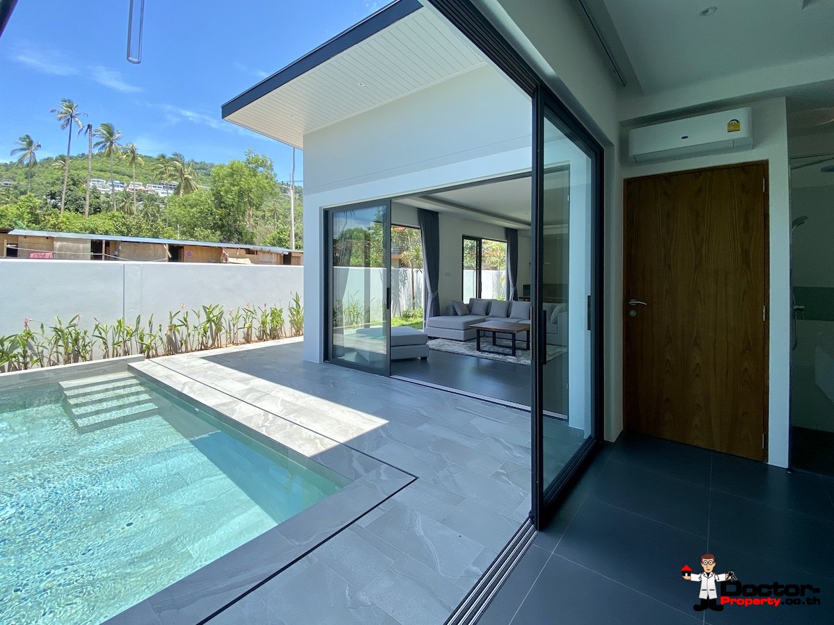 New Furnished 2 Bedroom Pool Villa - Bo Phut, Koh Samui - For Sale